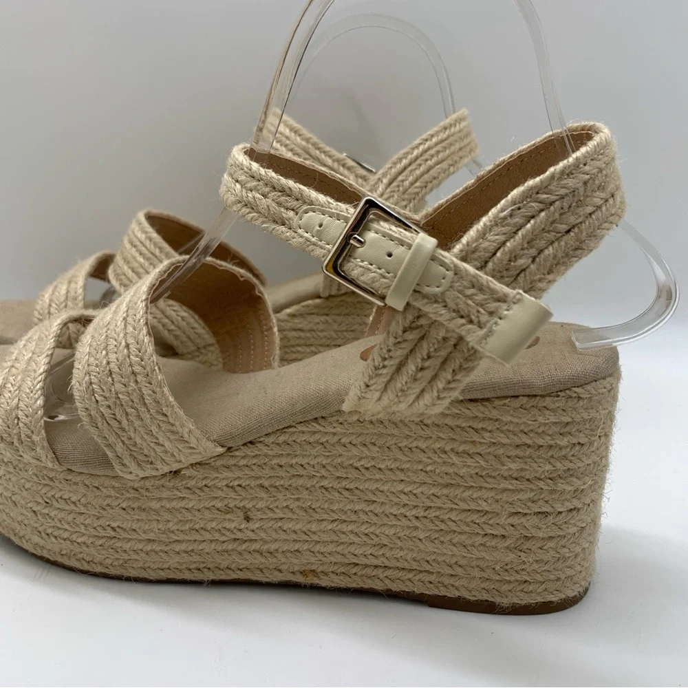 Scoop NYC Women's Jute Wrapped Wedge Sandals Size 10 NWOT - Picture 12 of 14